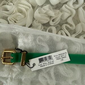 BNWT! Marc Jacobs watch belt color fresh green with gold
